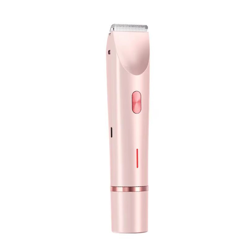 Portable Double-Headed Ladies' Shaver, Household Travel Washable USB Charging, Portable Private Parts Slimming Machine, Female B